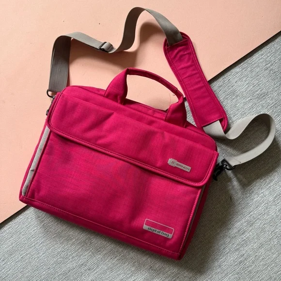 EUC BRINCH Laptop Bag Oxford Fabric Portable Notebook Messenger Bag - Picture 5 of 13